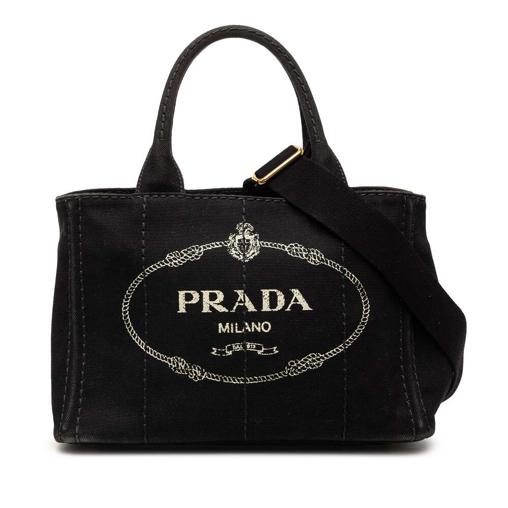 Prada Canapa Convertible Tote Canvas #311579P88B